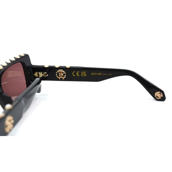 ROBERTO CAVALLI SRC039S BLACK PURPLE AUTHENTIC SUNGLASSES - Picture 9 of 14